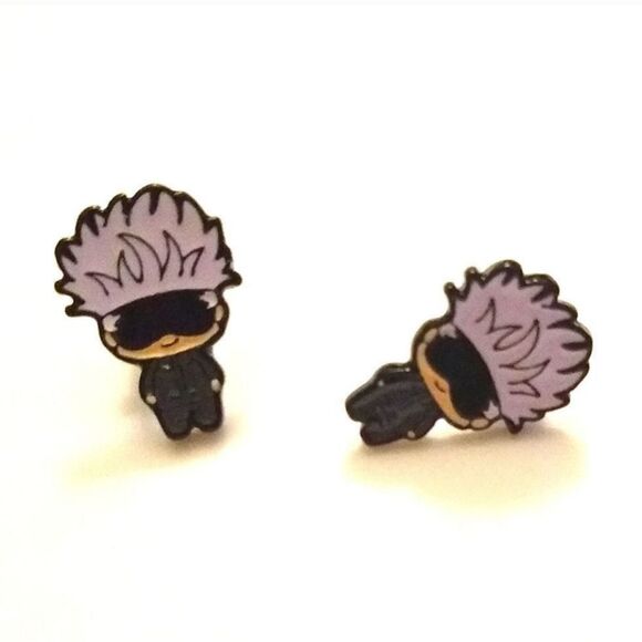 Jujutsu Kaisen Satoru Gojo Earrings - Picture 2 of 3
